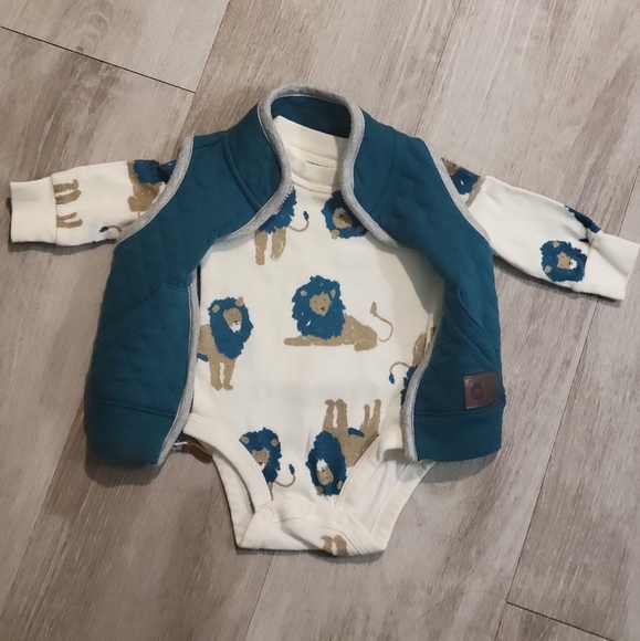 Carter's Other - Carter's 3M Lion Vest Set